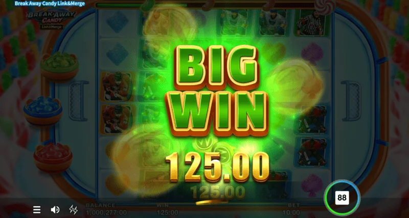 Break Away Candy - Bahsin x5000'i oranında Grand Jackpot düşüşü