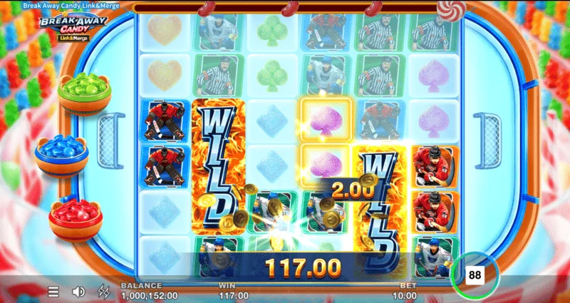Break Away Candy - Toplanan jetonlarla Link&Merge turu